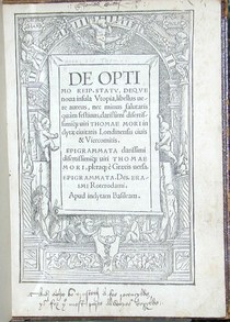 UTOPIA - 2nd printing - 3rd edition (Basel 1518)