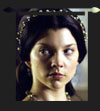 Natalie Dormer plays Anne Boleyn in The Tudors